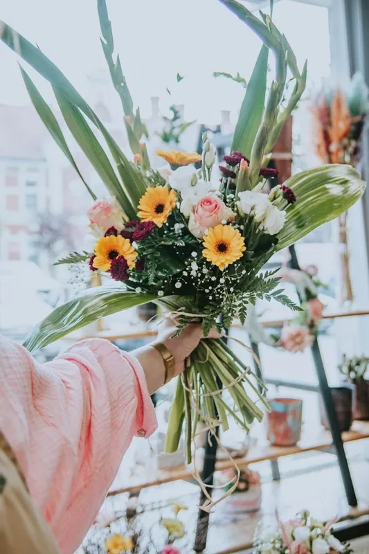 Ramo de gerberas y rosas